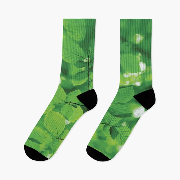 Item preview, Tropical leaves - green plants, green trees, green pattern  designed and sold by HStudioPrints.
