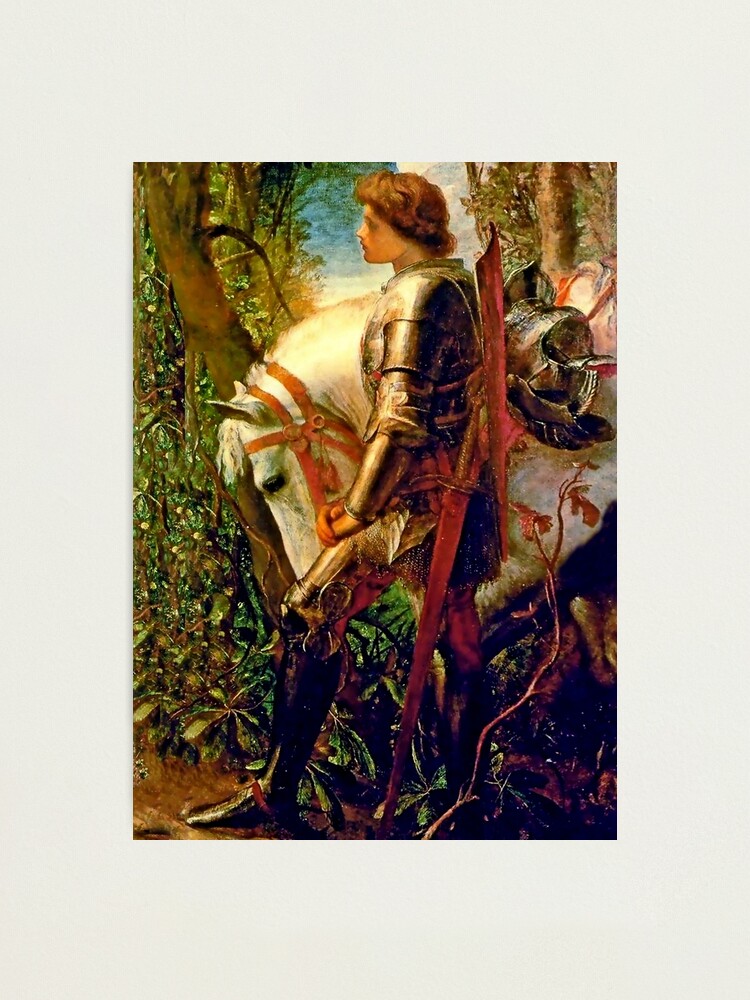 Sir Galahad” by Frederic Watts" Photographic Print for Sale by