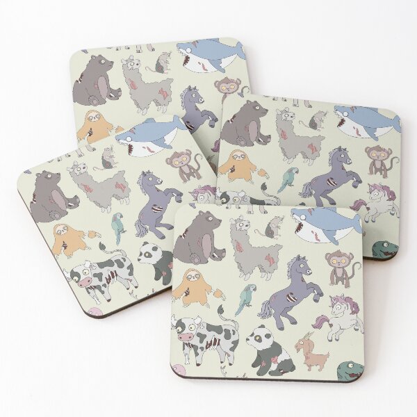 Item preview, Awesome Collection of Zombie Animals designed and sold by SLAG-Creative.