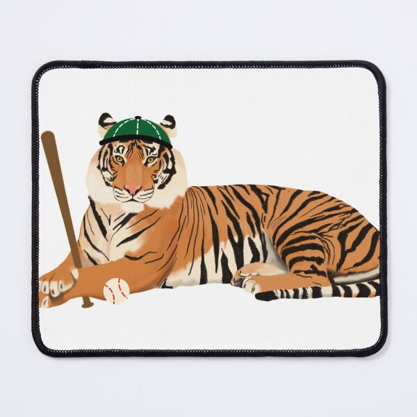 Item preview, Baseball Tiger Green designed and sold by cmd-art.