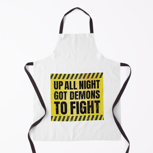 Item preview, Up All Night Got Demons To Fight | Funny Halloween Monster Humor designed and sold by GravitiTees.