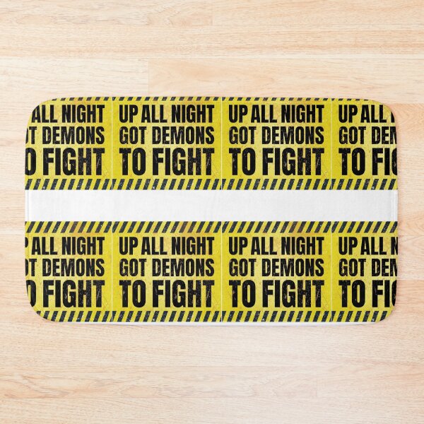 Item preview, Up All Night Got Demons To Fight | Funny Halloween Monster Humor designed and sold by GravitiTees.