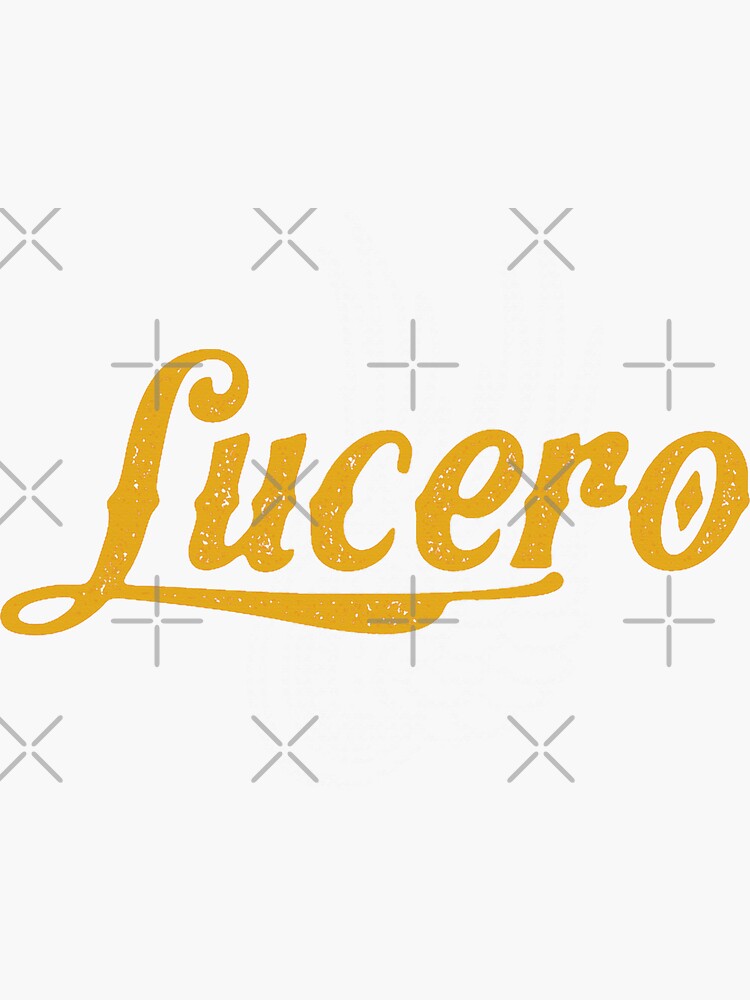 “Lucero Band T” Sticker for Sale by HREWZS | Redbubble