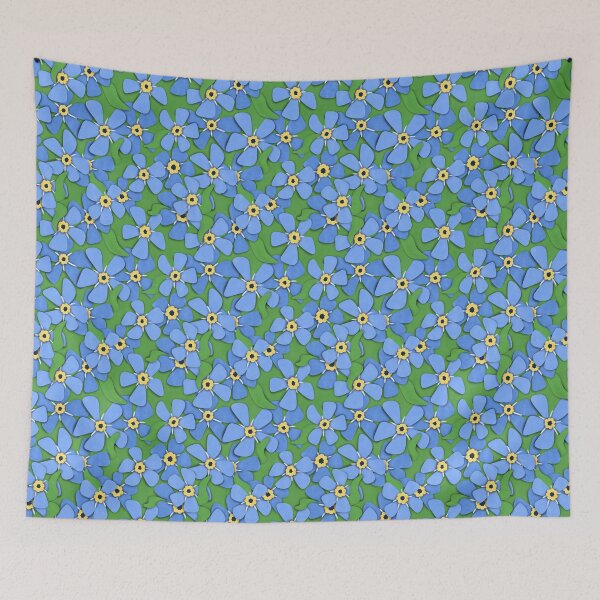 Item preview, Paper Rain BootsForget Me Nots  designed and sold by Krystal  Thomas.