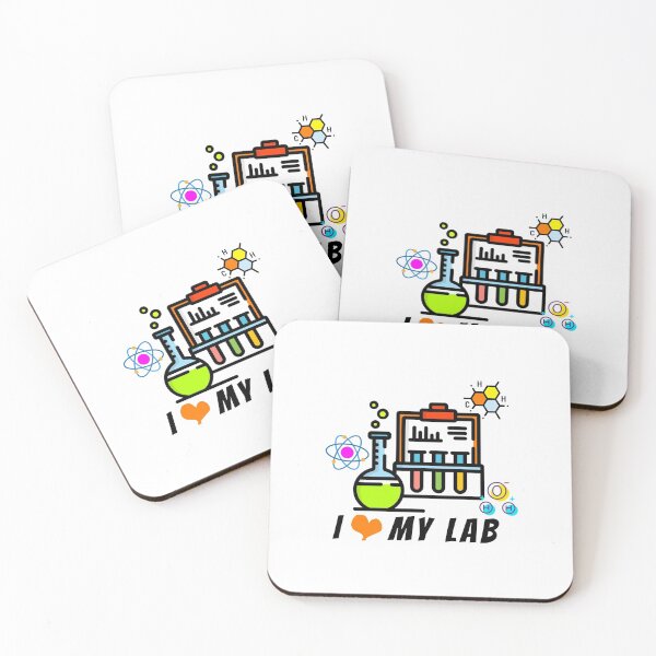 Item preview, I love my lab - chemistry science quotes designed and sold by Nadey.