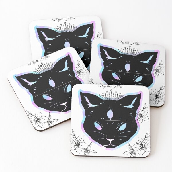 Item preview, Halloween Mysterious Mystic Kitten 3rd Eye Will Mesmerize You  designed and sold by Darlene Douglas-Jackson.