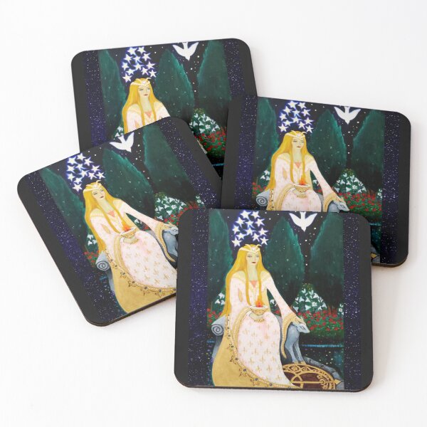 Item preview, Empress Tarot Card designed and sold by The Mysterious Domain Alyne Whiteswan Fine Art Prints and Merch.