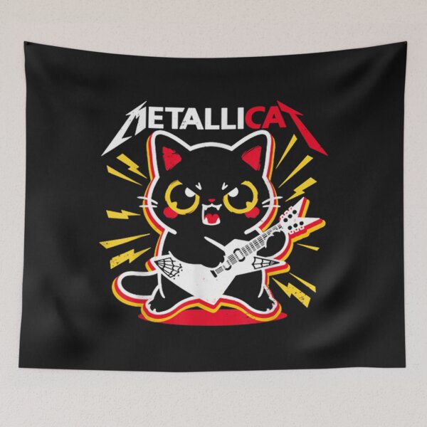 Item preview, cat rock metellica designed and sold by anthonybarr1205.