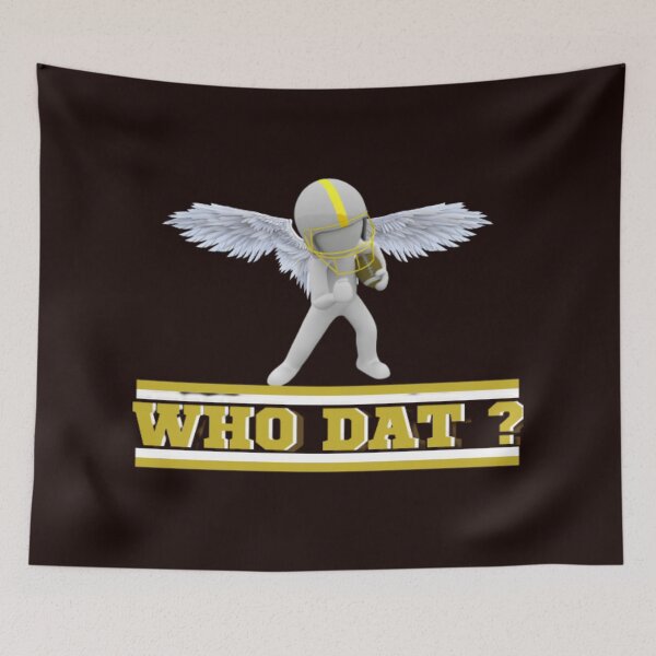 Item preview, WHO DAT ? FOOTBALL designed and sold by jmed70.