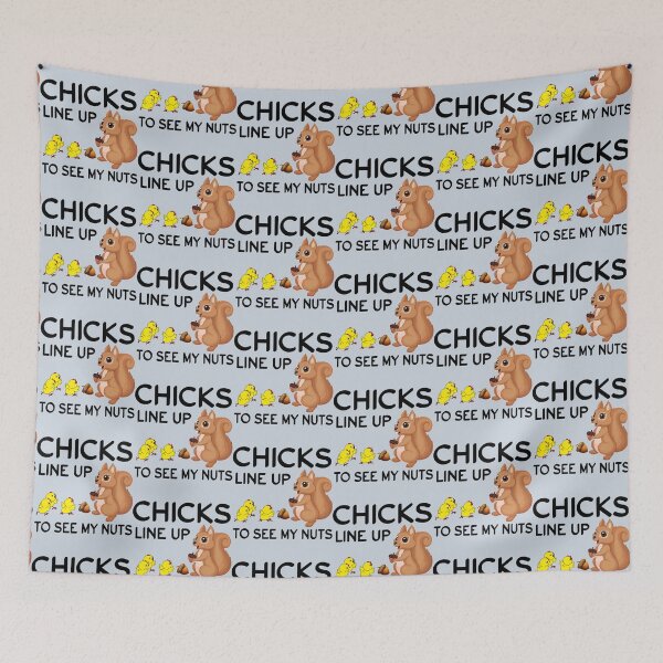 Item preview, Chicks Line Up To See My Nuts  designed and sold by nativetonothing.