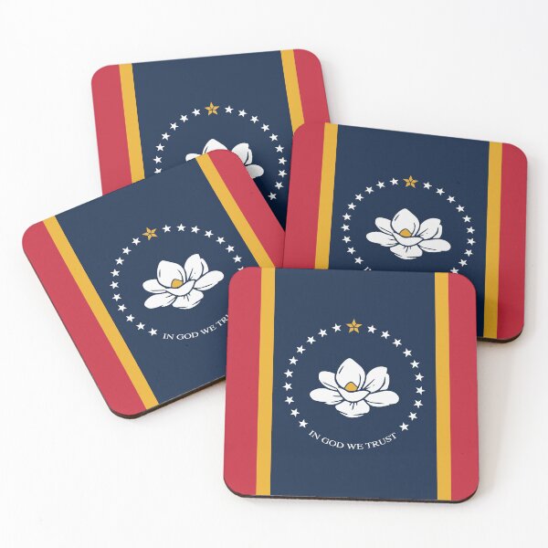Item preview, Mississippi Magnolia Flag designed and sold by Sun Dog Montana.