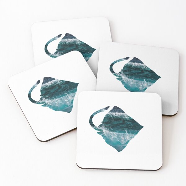 Item preview, Manta Ray with Ocean Waves designed and sold by Katherine Winner.