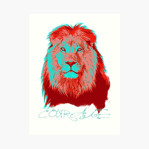 Courage, Dear Heart Narnia Quote Print – Breadcrumbs Paper Co