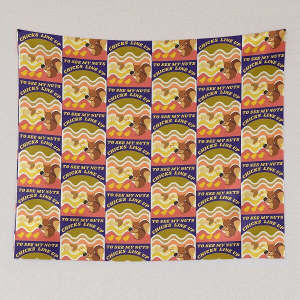 Item preview, Chicks Line Up To See My Nuts  designed and sold by nativetonothing.