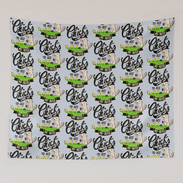 Item preview, Chicks Line Up To See My Nuts  designed and sold by nativetonothing.