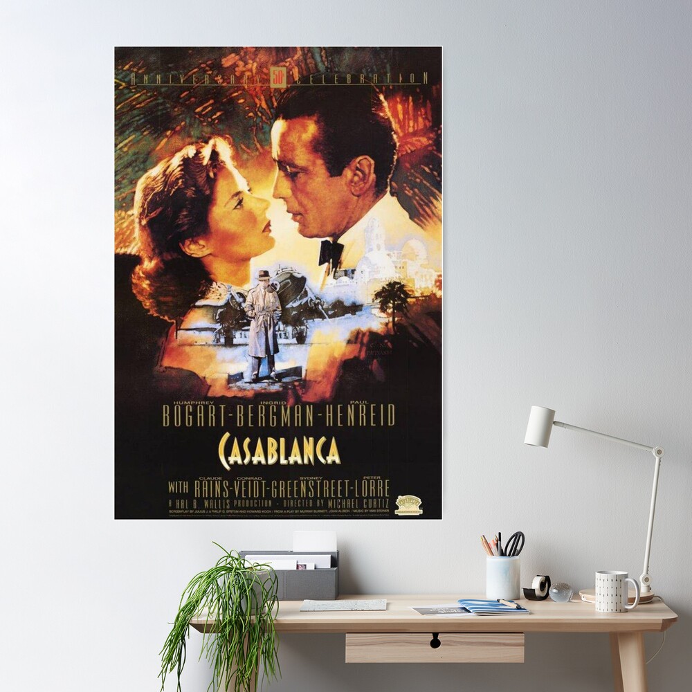 Casablanca (1942) Movie Poster for Sale by LovedPosters