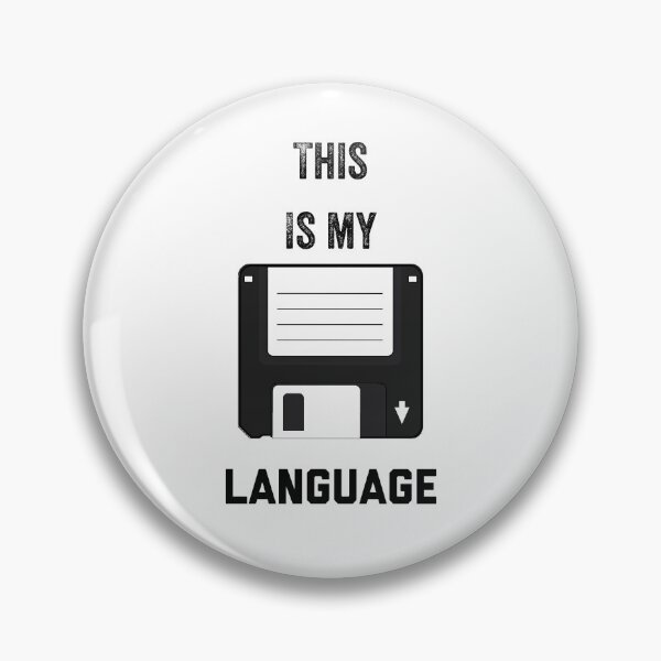 Item preview, This is my Language with Floppy Disc designed and sold by UncleStuScience.