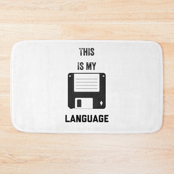 Item preview, This is my Language with Floppy Disc designed and sold by UncleStuScience.