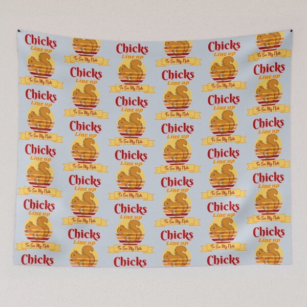 Item preview, Chicks Line Up To See My Nuts  designed and sold by nativetonothing.