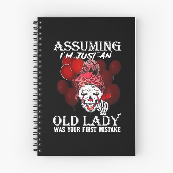 Item preview, CLOWN ASSUMING I'M JUST AN OLD LADY WAS YOUR FIRST MISTAKE HALLOWEEN  designed and sold by anderson5252.