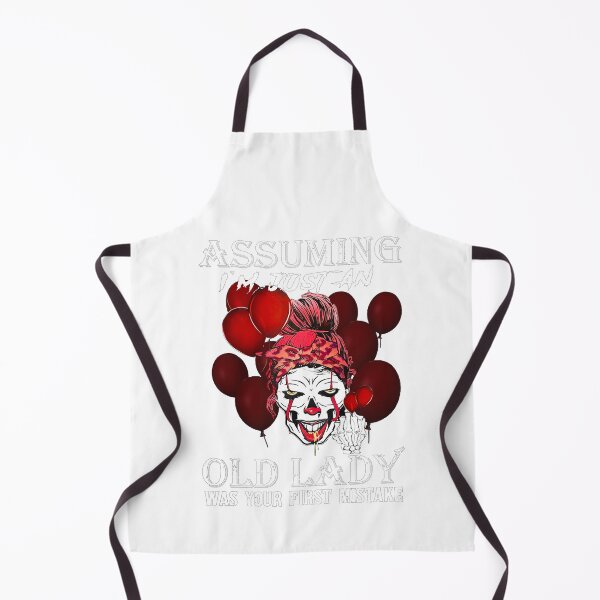 Item preview, CLOWN ASSUMING I'M JUST AN OLD LADY WAS YOUR FIRST MISTAKE HALLOWEEN designed and sold by anderson5252.