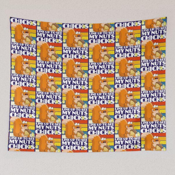 Item preview, Chicks Line Up To See My Nuts  designed and sold by nativetonothing.
