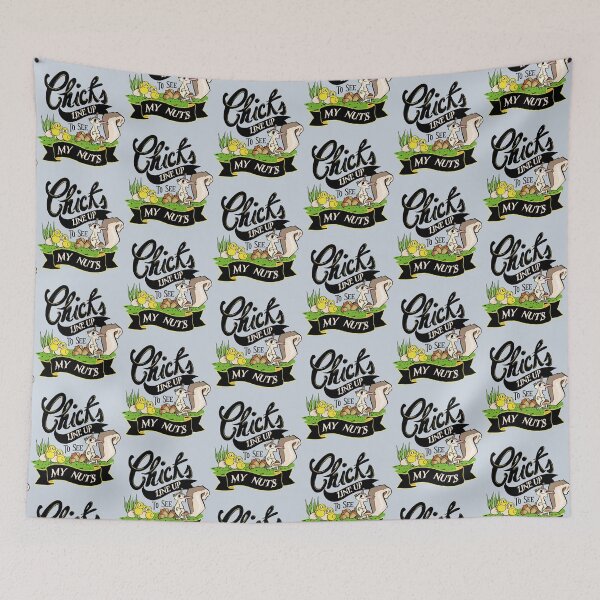 Item preview, Chicks Line Up To See My Nuts  designed and sold by nativetonothing.