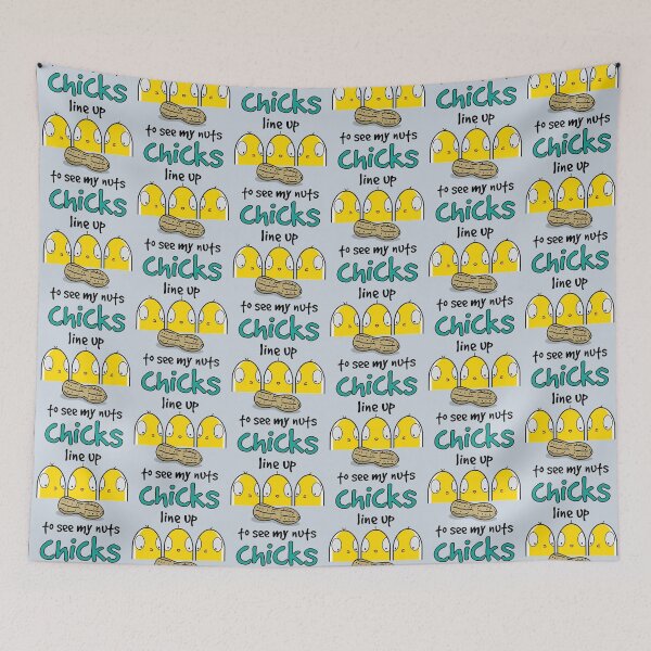 Item preview, Chicks Line Up To See My Nuts  designed and sold by nativetonothing.