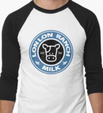 Legend of Zelda: Ocarina of Time Lon Lon Ranch Milk Men's Baseball ¾ T-Shirt