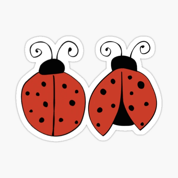 Pretty Ladybug Sticker