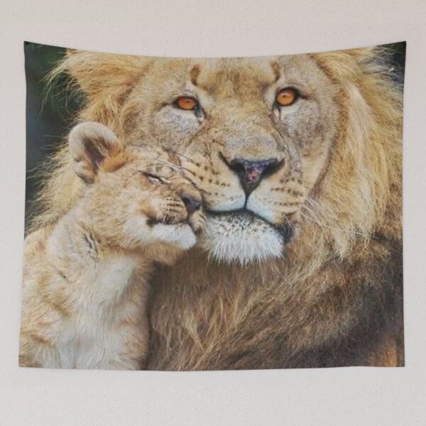 Item preview, Daddy Lion and His Cub designed and sold by Maddie4Real.