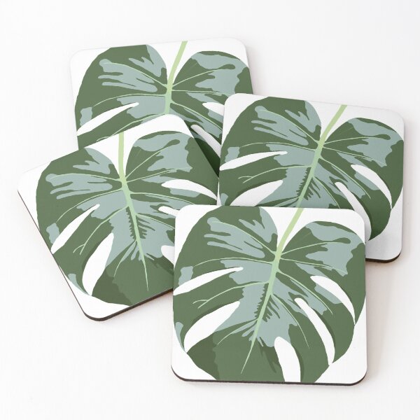 Artikelvorschau, Monstera Deliciosa Grünes Pflanzenblatt entworfen und verkauft von LaynsLeaf.