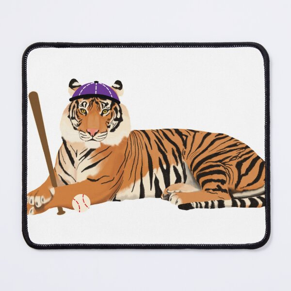 Item preview, Baseball Tiger Purple designed and sold by cmd-art.