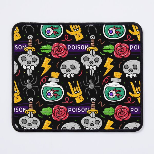 Item preview, Cute Halloween Doodle Art with Skulls, Spiders and Eyeballs designed and sold by SLAG-Creative.