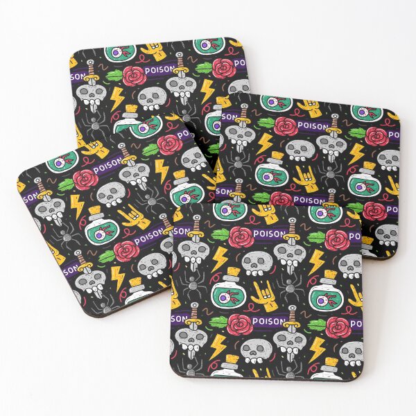Item preview, Cute Halloween Doodle Art with Skulls, Spiders and Eyeballs designed and sold by SLAG-Creative.