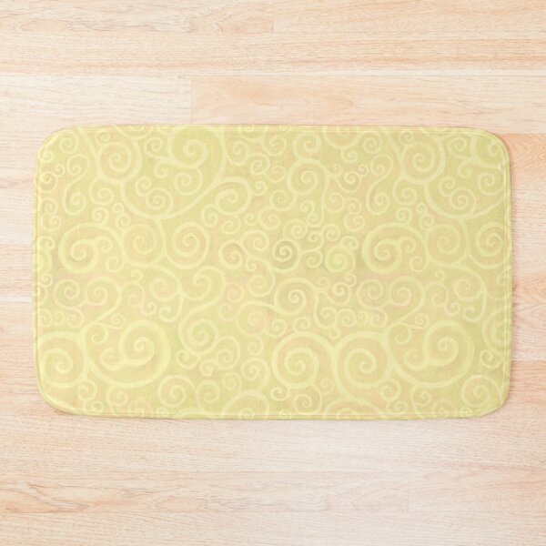 Item preview, Lemon yellow Celtic spirals designed and sold by QuirkyCraftz.