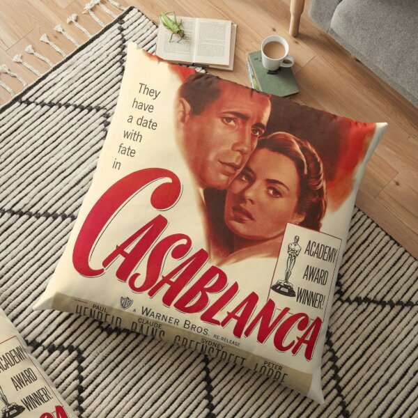 Casablanca (1942) Movie Floor Pillow