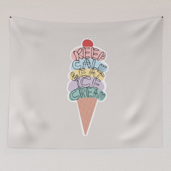 Item preview, Keep calm and eat ice cream - ice cream lover  designed and sold by Fatamimosh.