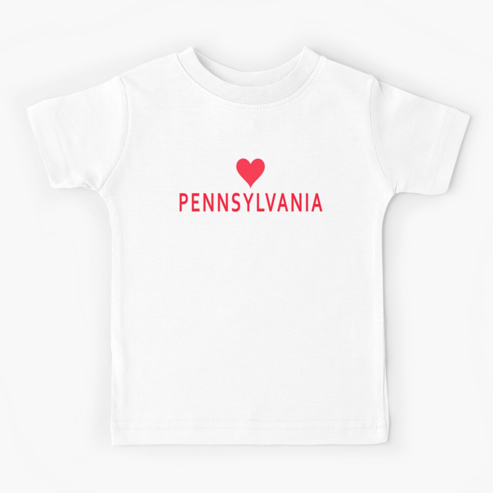 I LOVE PA Pennsylvania t-shirt heart Philadelphia Pittsburgh Quaker Keystone fun 