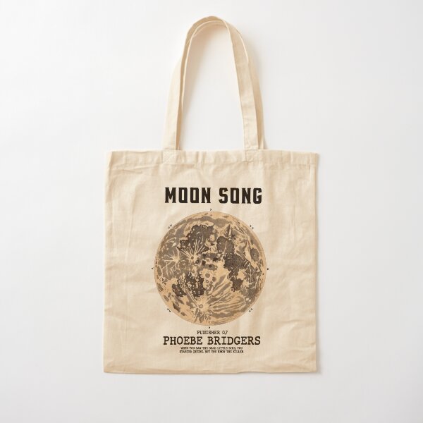 Phoebe Bridgers Moon Song  Cotton Tote Bag