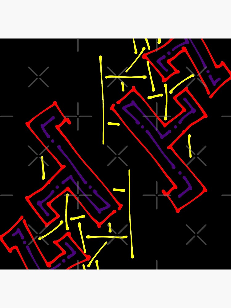 Hand Drawn Colorful Abstract Art Pattern 2.0 by that5280lady