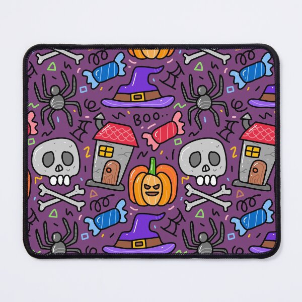 Item preview, Cute Halloween Doodle Art with Skulls, Spiders and Pumpkins designed and sold by SLAG-Creative.