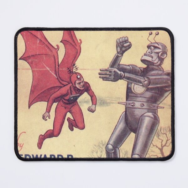Item preview, The Human Bat vs The Robot Gangster designed and sold by CtlAltDel.