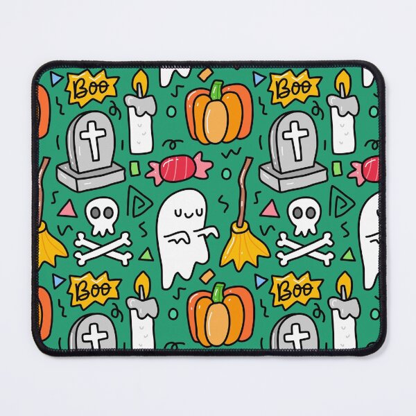 Item preview, Cute Halloween Doodle Art with Ghosts, Tombstones and Pumpkins designed and sold by SLAG-Creative.