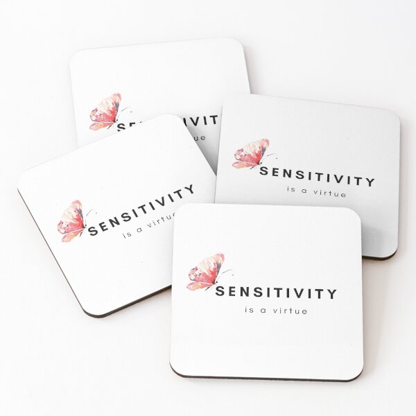 Item preview, Sensitivity is a Virtue - Pink Purple and Red Butterfly Design designed and sold by endoemmm.