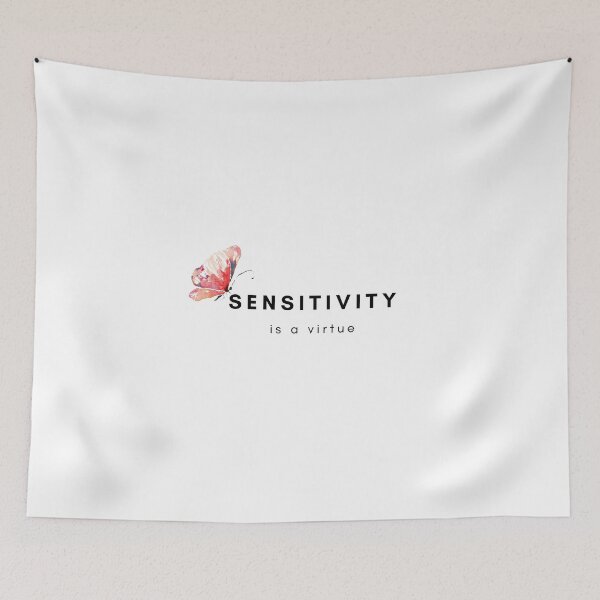 Item preview, Sensitivity is a Virtue - Pink Purple and Red Butterfly Design designed and sold by endoemmm.