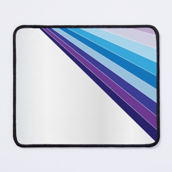 Item preview, 65 MCMLXV White Retro 70s Disco Blue Streaks of Light Pattern designed and sold by 65 MCMLXV.