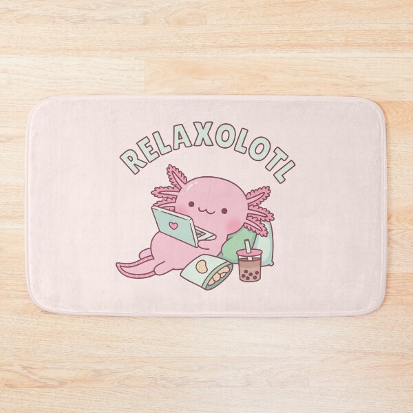 Item preview, Cute Relax A Lot Axolotl Funny Pun designed and sold by rustydoodle.