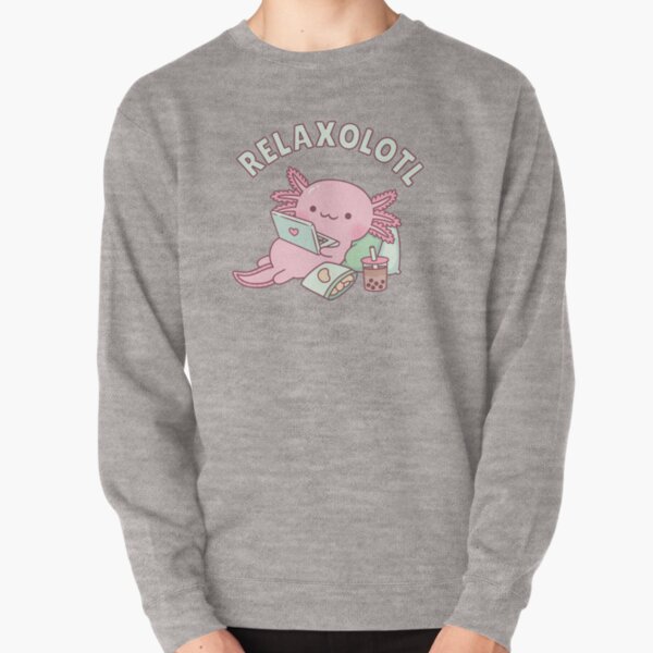 Item preview, Cute Relax A Lot Axolotl Funny Pun designed and sold by rustydoodle.