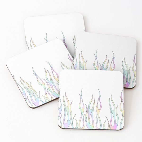 Item preview, Aesthetic Flames Holographic designed and sold by ind3finite.
